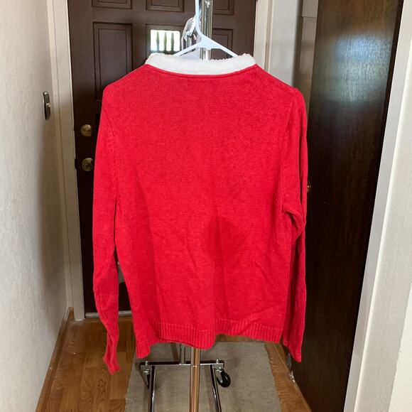 Women's Snowman Christmas Ugly Sweater / Jacket Size L - Picture 2 of 9